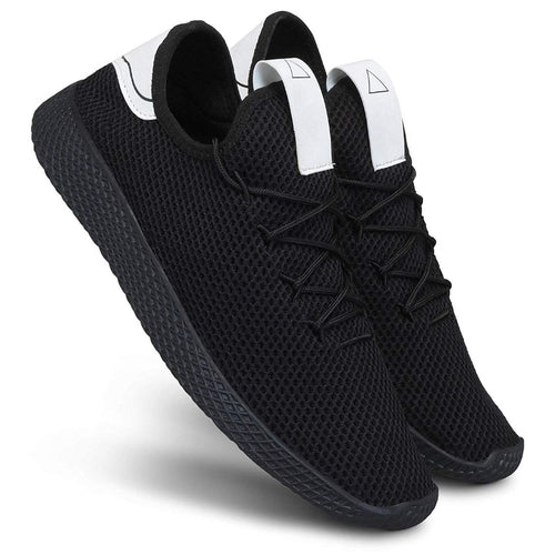 Generic Men Black Color Mesh Material Casual