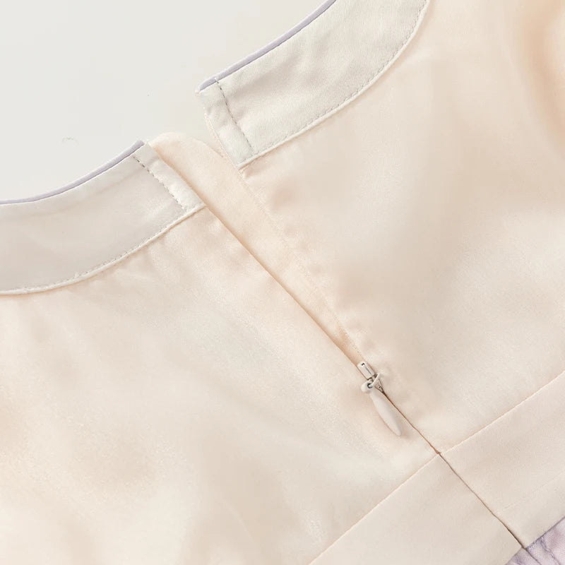 Dave Bella Princess Dress for Girls Baby Children 2025 New Autumn Sweet Gentle Mesh Fashion Casual Party Outdoor DB3241831