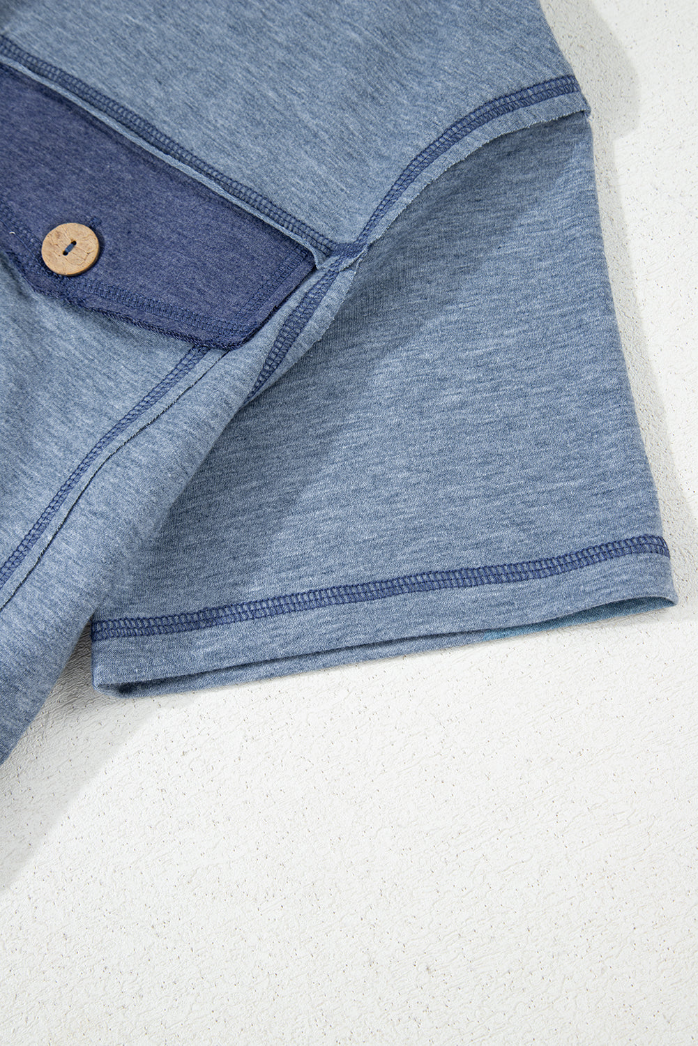 Jet Stream Patchwork Pocket Short Sleeve Jumpsuit