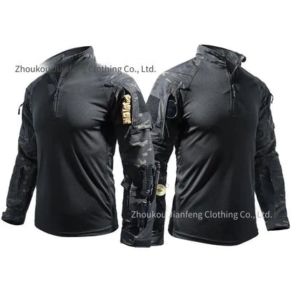 Replica FU Combat Frog Suit Set Stretch Breathable Outdoor Tactical Training Camouflage Uniform