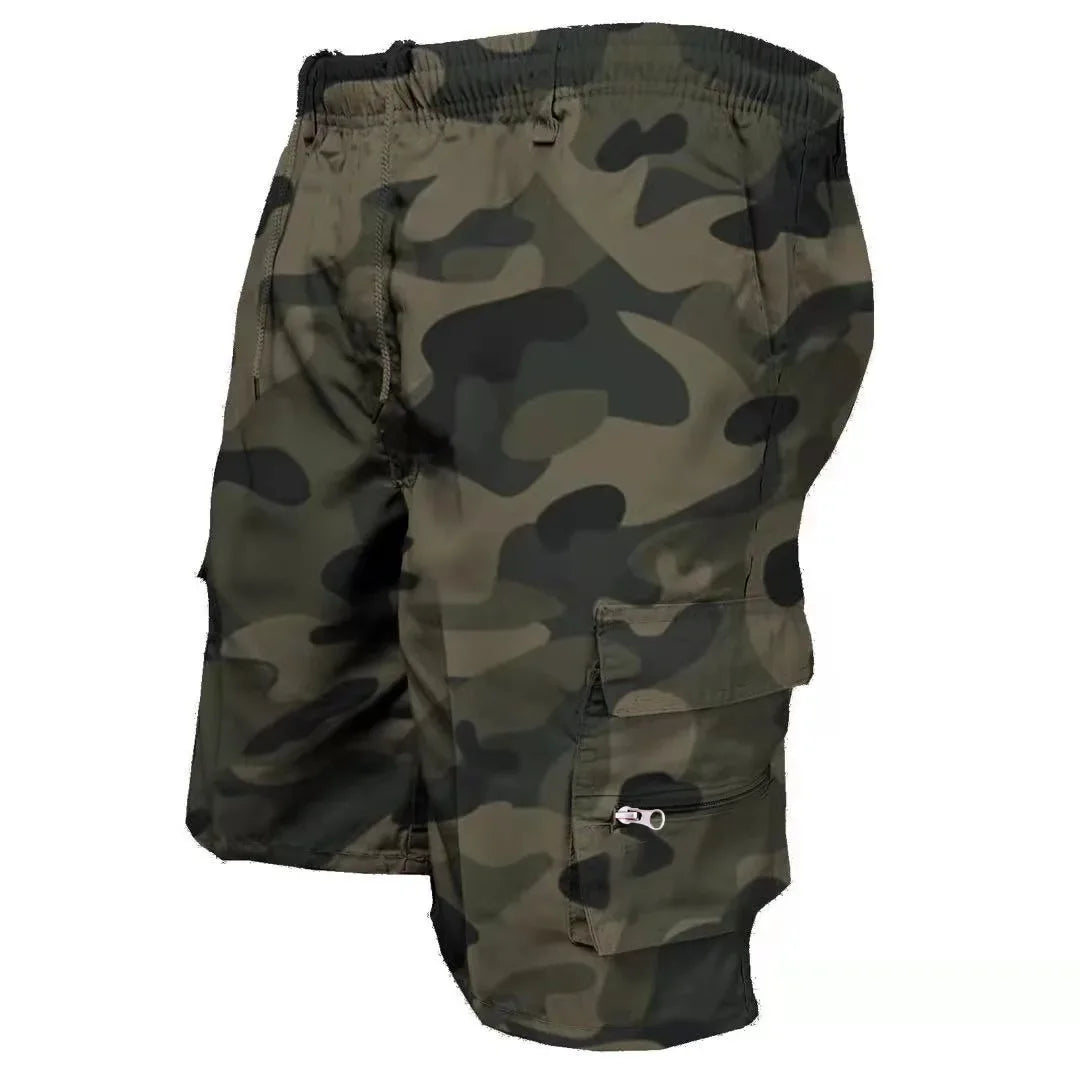 New fashionable multi-pocket men's casual shorts fitness loose casual pants camouflage tactical shorts