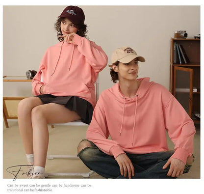 Custom hoodie with embroidered logo for work uniform, classmate DIY custom printing for party gatherings