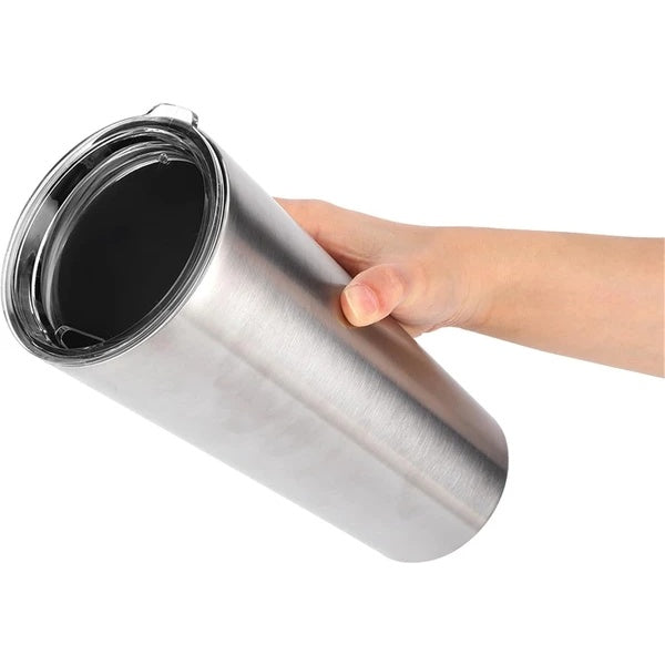Mug en Acier Inoxydable de 30oz avec Couvercle Transparent, Mug de Voyage à Double Paroi pour Café et Eau, Idéal pour Maison