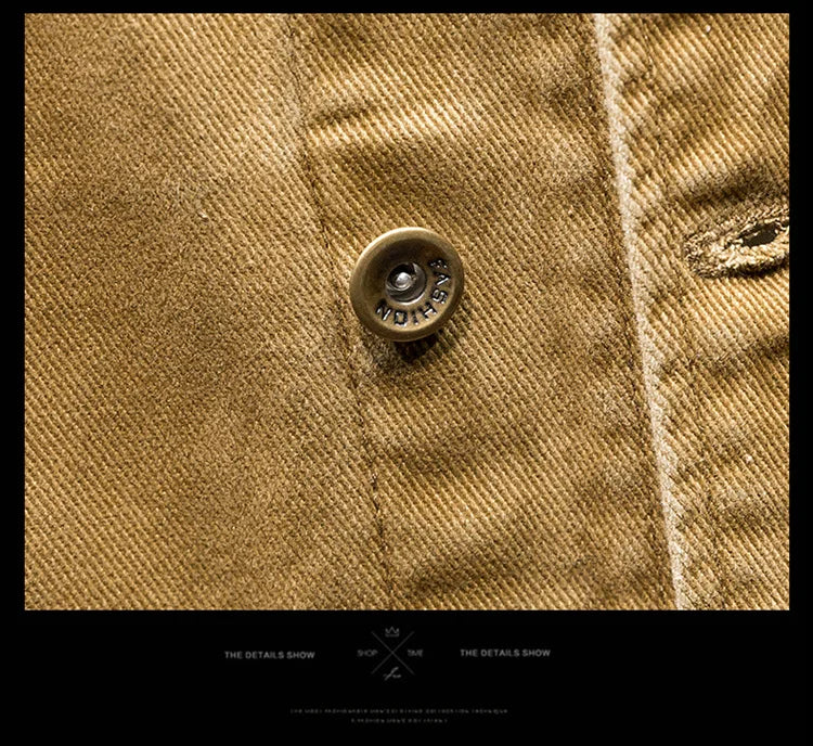 Autumn denim jacket men's big size loose tops plus size men's jacket lab coat tide big size mens jacket 5XL 6XL 7XL