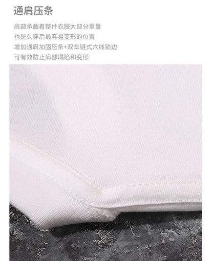 2025 new spring and autumn men's and women's fashionable casual pure cotton long-sleeved sweatshirts