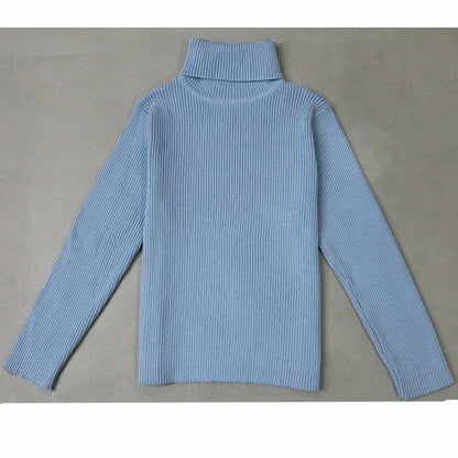 2022 Autumn Baby Boys Girls Turtleneck Sweaters Sweater Kids Sweaters For Winter Knitted Bottoming Boys Sweaters Vetement Enfant