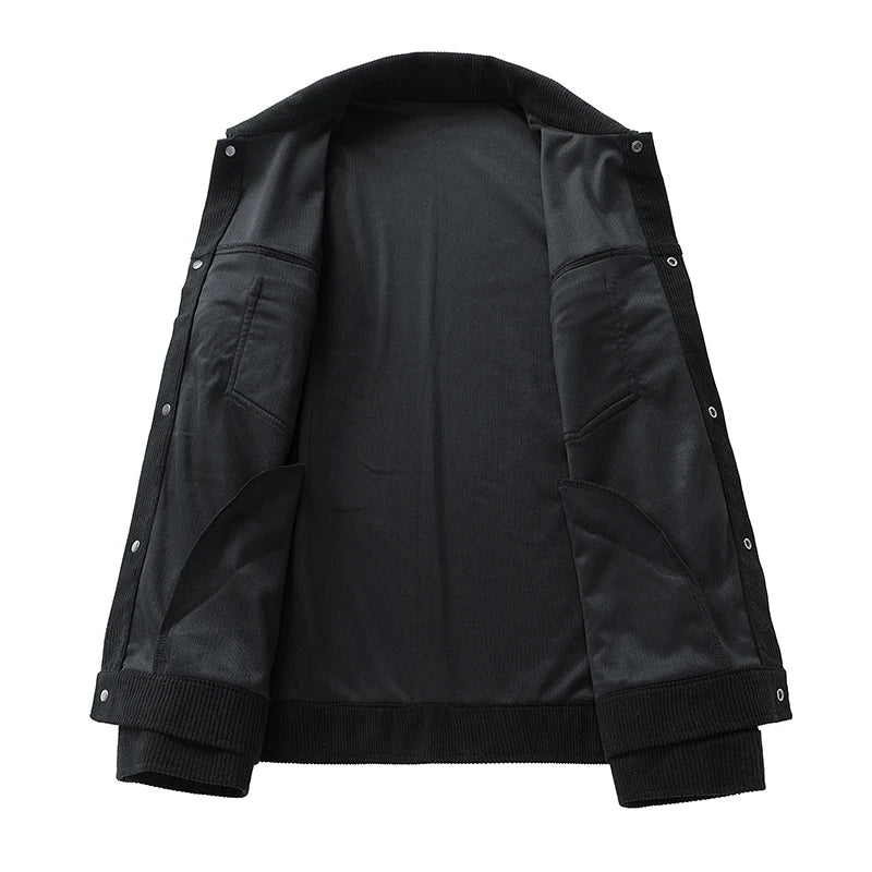 Plus Size 200kg Men's Corduroy Jacket Coat Male Chest Pockets Clothes Casual Work Loose Fit Big Large 6xl 7xl 180kg 190kg