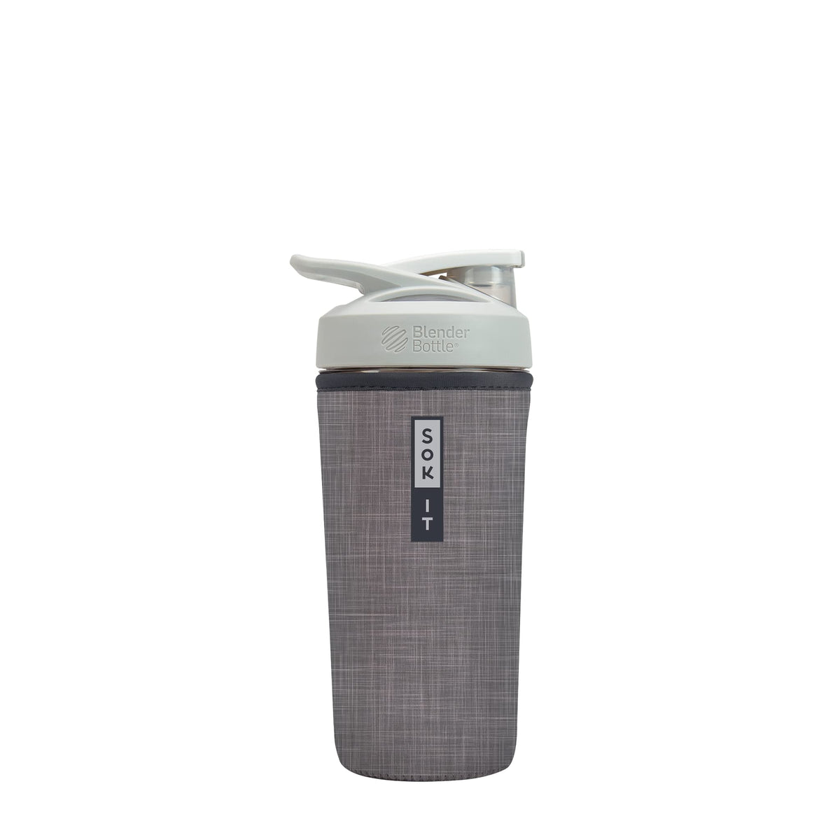 Sok It Botl Sok Manchon Isolant en Néoprène pour Bouteille Shaker à Protéines (Anthracite Adapté pour 28oz Blender)
