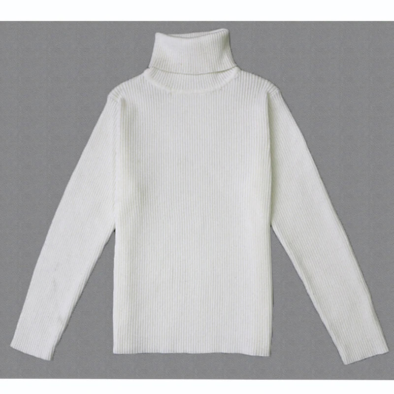 2022 Autumn Baby Boys Girls Turtleneck Sweaters Sweater Kids Sweaters For Winter Knitted Bottoming Boys Sweaters Vetement Enfant