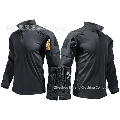 Replica FU Combat Frog Suit Set Stretch Breathable Outdoor Tactical Training Camouflage Uniform