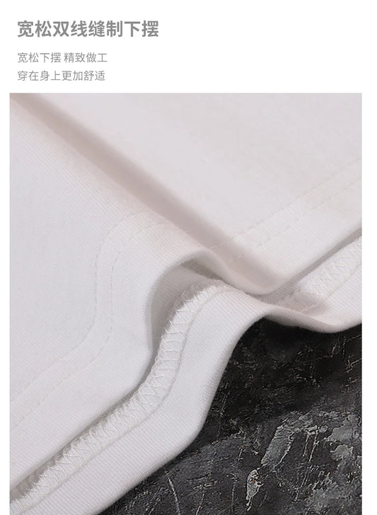 2025 new spring and autumn men's and women's fashionable casual pure cotton long-sleeved sweatshirts