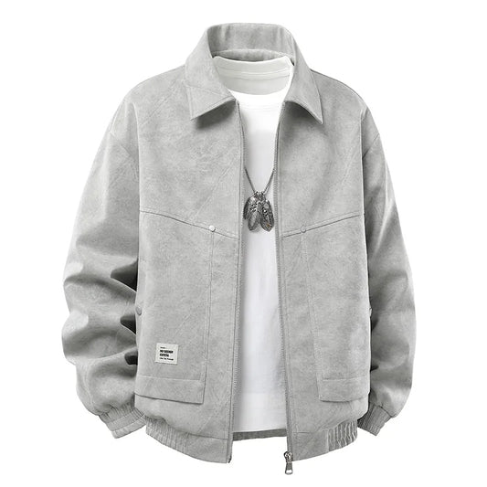 plus size 9xl 8xl 7xl Spring Autumn Jacket Men Fashion Casual Knitted Jacket Sleeve Patchwork Coat Male Turndown Collar Jackets