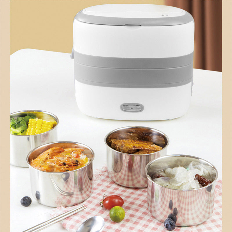 Boîte à Lunch Électrique Multifonction avec Ustensiles
