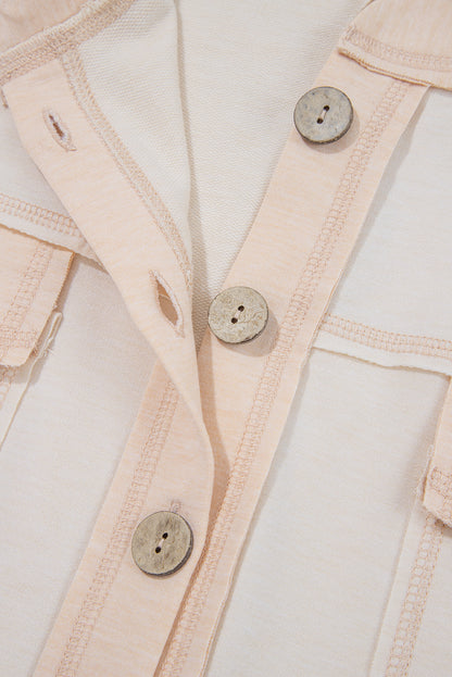 Jet Stream Patchwork Pocket Short Sleeve Jumpsuit