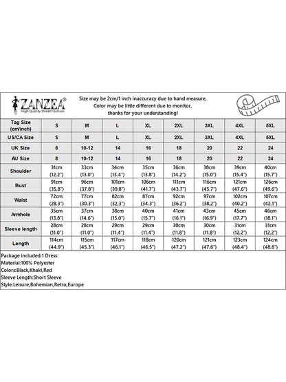 ZANZEA Women Pleated Robes O-Neck Streetwear Short Puff Sleeve Elegant Midi Dresses 2025 Fashion Solid Color A-line Vestidos