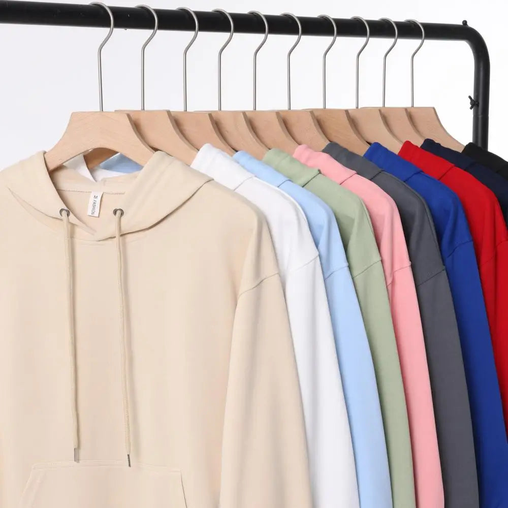 Custom hoodie with embroidered logo for work uniform, classmate DIY custom printing for party gatherings