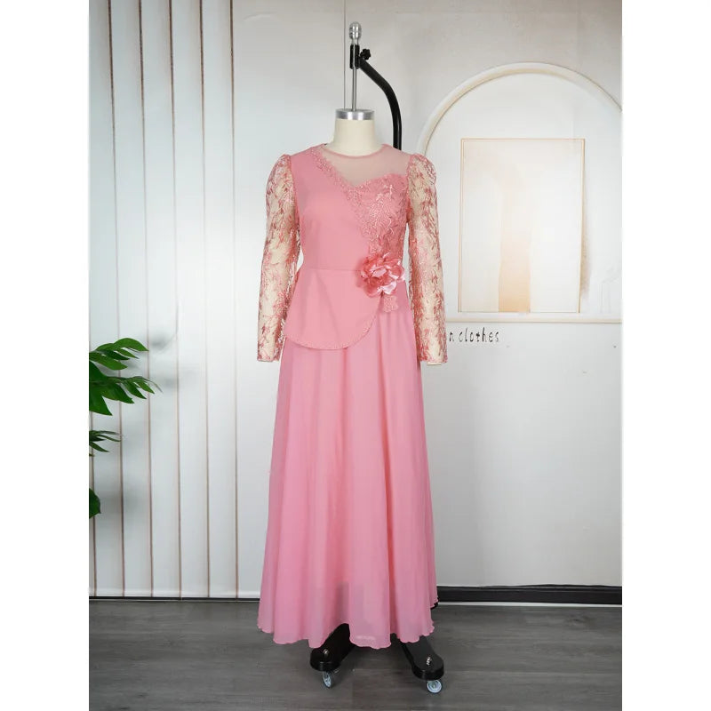 Plus Size African Party Long Dresses for Women  New Dashiki Ankara Sequin Evening Gowns Turkey Outfits Robe Africa Clothing