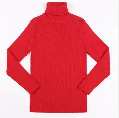 2022 Autumn Baby Boys Girls Turtleneck Sweaters Sweater Kids Sweaters For Winter Knitted Bottoming Boys Sweaters Vetement Enfant