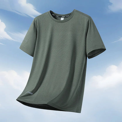 Men T Shirt 10XL 11XL 12XL Tees Big Size 110-180kg 5XL 6XL 7XL Plus Size Spandex Round Neck Short Sleeve Oversized Tops