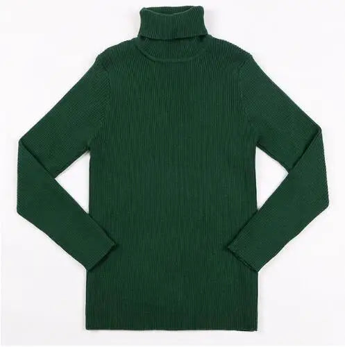 2022 Autumn Baby Boys Girls Turtleneck Sweaters Sweater Kids Sweaters For Winter Knitted Bottoming Boys Sweaters Vetement Enfant