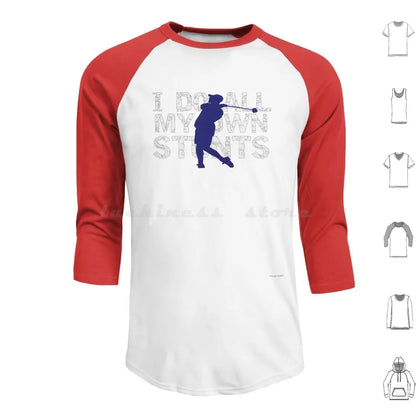 Golf I Do My Own Stunts Golfer Gift Hoodie Cotton Long Sleeve Golf Golf Course Golf Cart Golfer Golf Golfing Hole In