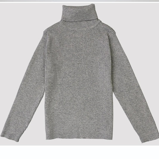 2022 Autumn Baby Boys Girls Turtleneck Sweaters Sweater Kids Sweaters For Winter Knitted Bottoming Boys Sweaters Vetement Enfant