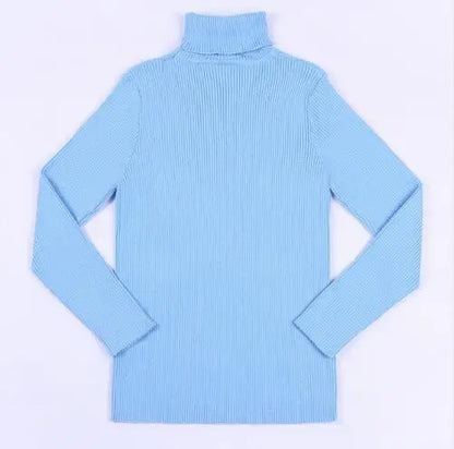 2022 Autumn Baby Boys Girls Turtleneck Sweaters Sweater Kids Sweaters For Winter Knitted Bottoming Boys Sweaters Vetement Enfant