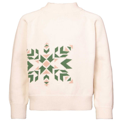 Organic Cotton Christmas Sweater Snowflake