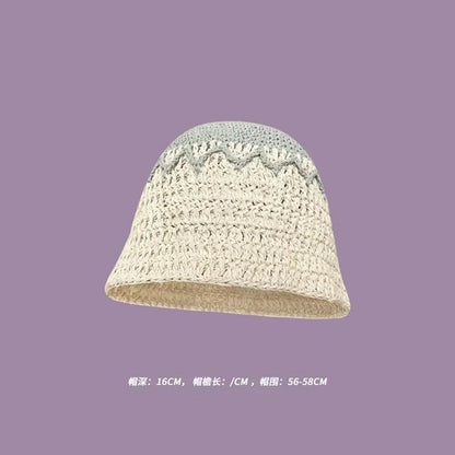 Handmade Knitted Bucket  Hat