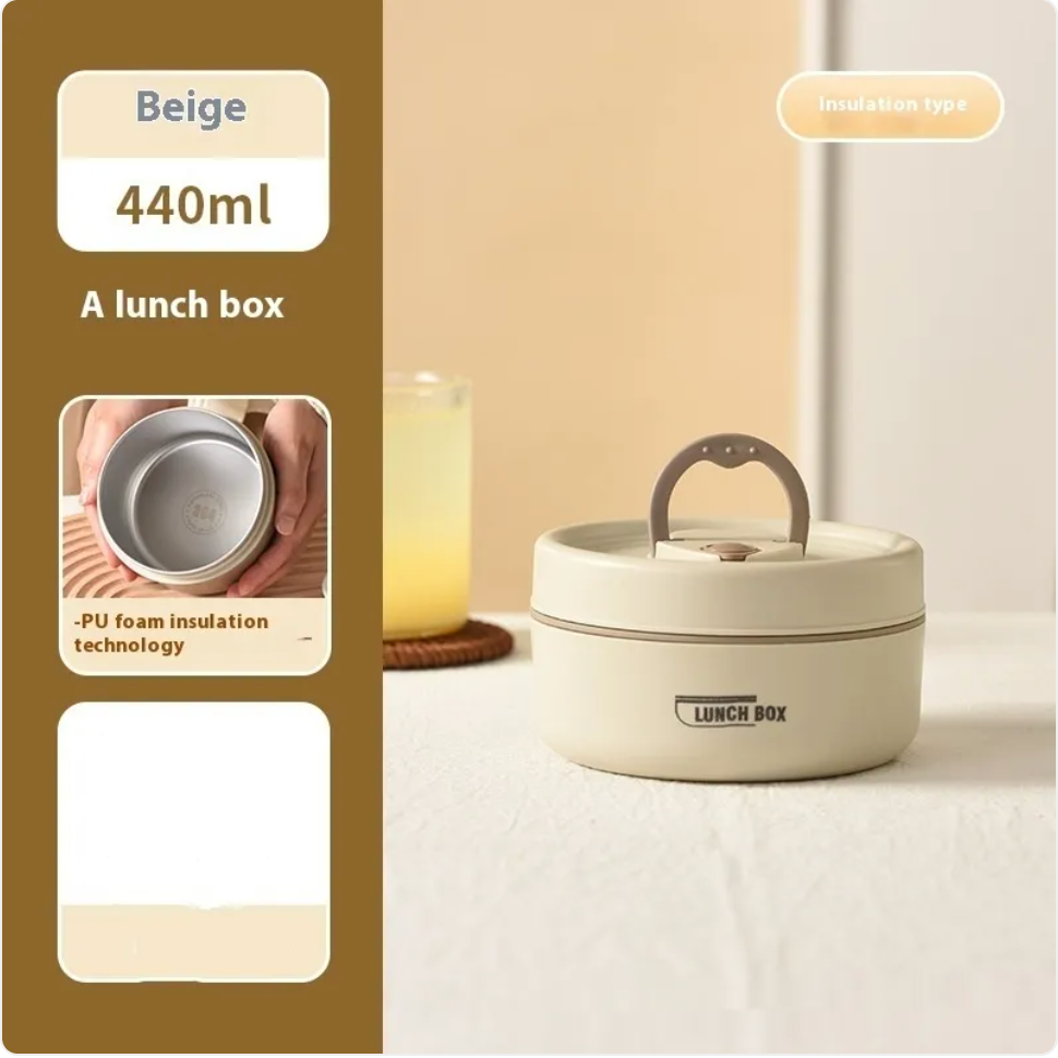 Boîte à Déjeuner Isolée en Acier Inoxydable Japonaise