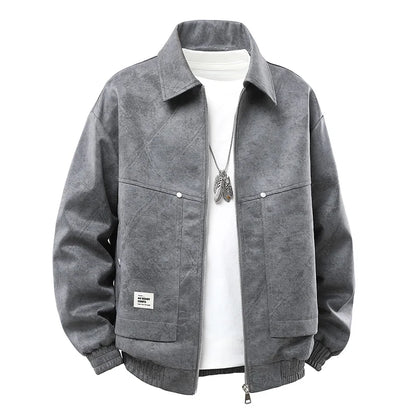 plus size 9xl 8xl 7xl Spring Autumn Jacket Men Fashion Casual Knitted Jacket Sleeve Patchwork Coat Male Turndown Collar Jackets