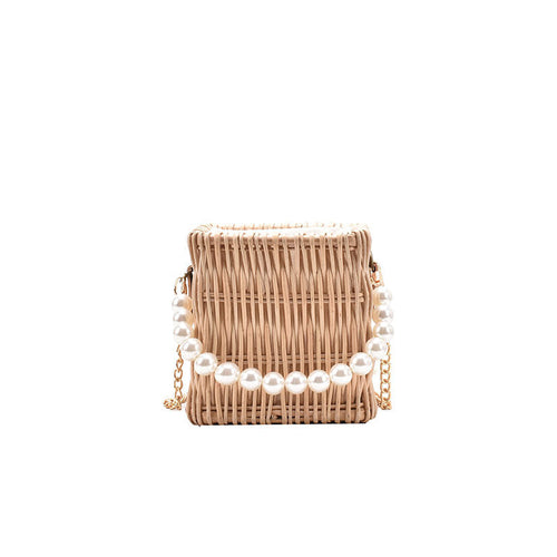 SolunaWeave™ – PearlBox Straw Bag