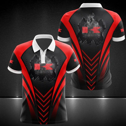 Summer New Casual Men's Top 2025 Kawasaki Motorcycle Sports Fashion Polo Top High Quality Elegant Top