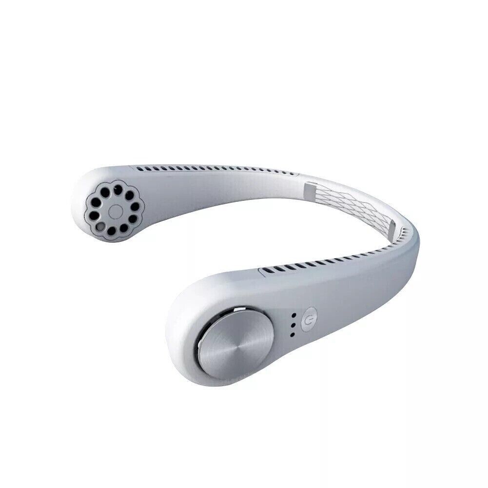 Ventilateur Portable USB à Porter Autour du Cou, Rafraîchisseur d'Air, Petit Climatiseur Électrique