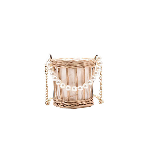 SolunaWeave™ – PearlBox Straw Bag