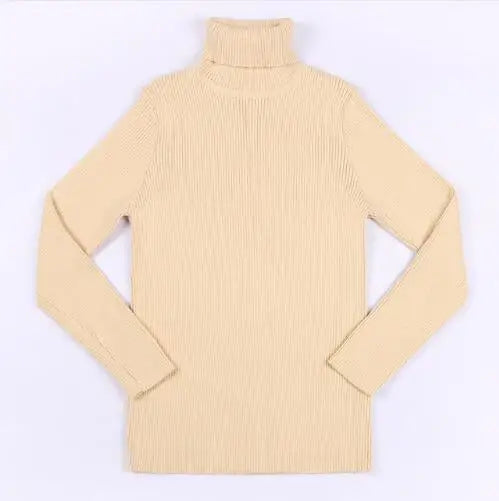 2022 Autumn Baby Boys Girls Turtleneck Sweaters Sweater Kids Sweaters For Winter Knitted Bottoming Boys Sweaters Vetement Enfant