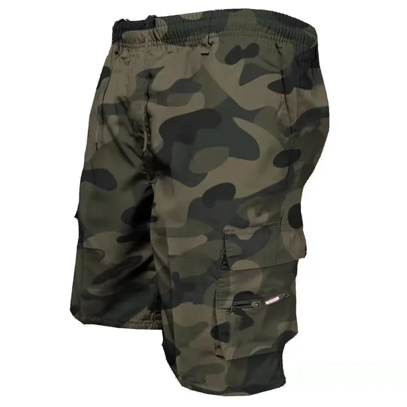 New fashionable multi-pocket men's casual shorts fitness loose casual pants camouflage tactical shorts