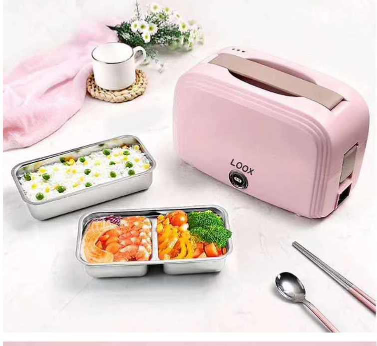 Portable Heated Insulated Lunch Box
