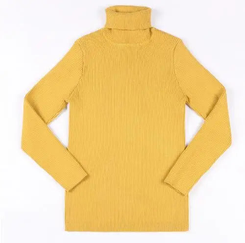 2022 Autumn Baby Boys Girls Turtleneck Sweaters Sweater Kids Sweaters For Winter Knitted Bottoming Boys Sweaters Vetement Enfant