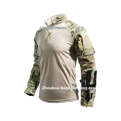 Replica FU Combat Frog Suit Set Stretch Breathable Outdoor Tactical Training Camouflage Uniform