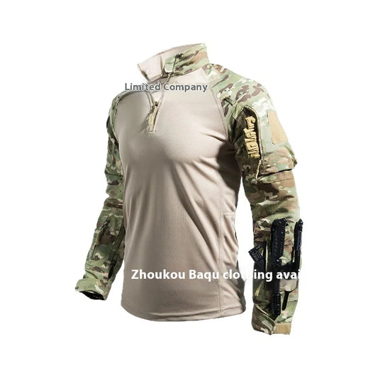 Replica FU Combat Frog Suit Set Stretch Breathable Outdoor Tactical Training Camouflage Uniform