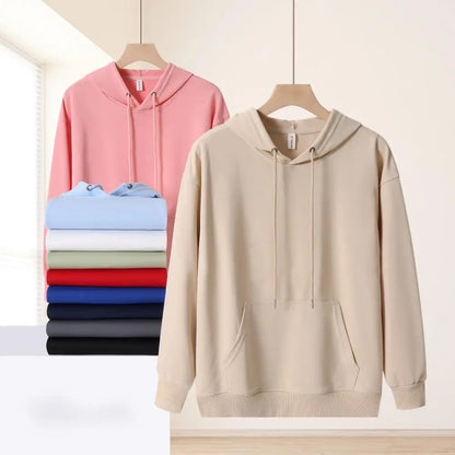 Custom hoodie with embroidered logo for work uniform, classmate DIY custom printing for party gatherings