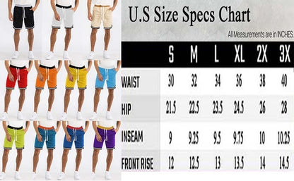 Mens Striped Basketball Active Jordan Shorts SP333