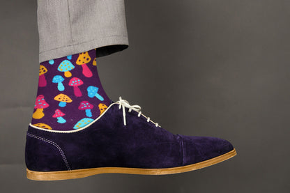 Sick Socks-Trippy Mushrooms-Trippy Dress Socks