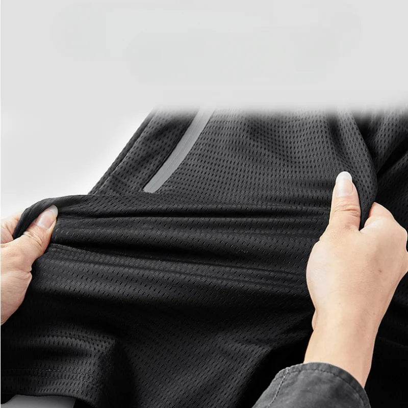 Men's sets Summer Quick drying Let Light printed Graphic T-shirts Suit sports sets men's clothing set Short sleeve  tee + shorts