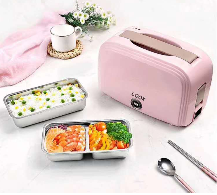 Portable Heated Insulated Lunch Box