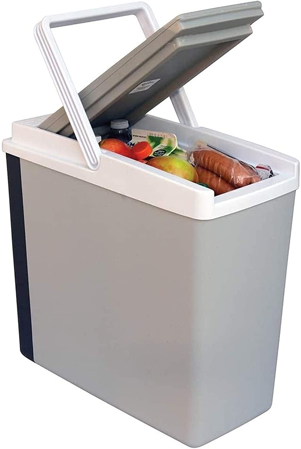 Koolatron Glacière/Chauffe-Électrique 12V avec Poignée 17L (18 qt) - Frigo Thermoelectrique Portable pour Véhicules, Camping, Voyages Routiers et Pique-niques - Compact, Léger et Souple