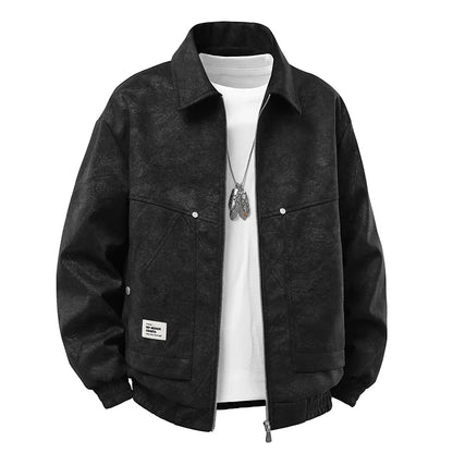 plus size 9xl 8xl 7xl Spring Autumn Jacket Men Fashion Casual Knitted Jacket Sleeve Patchwork Coat Male Turndown Collar Jackets