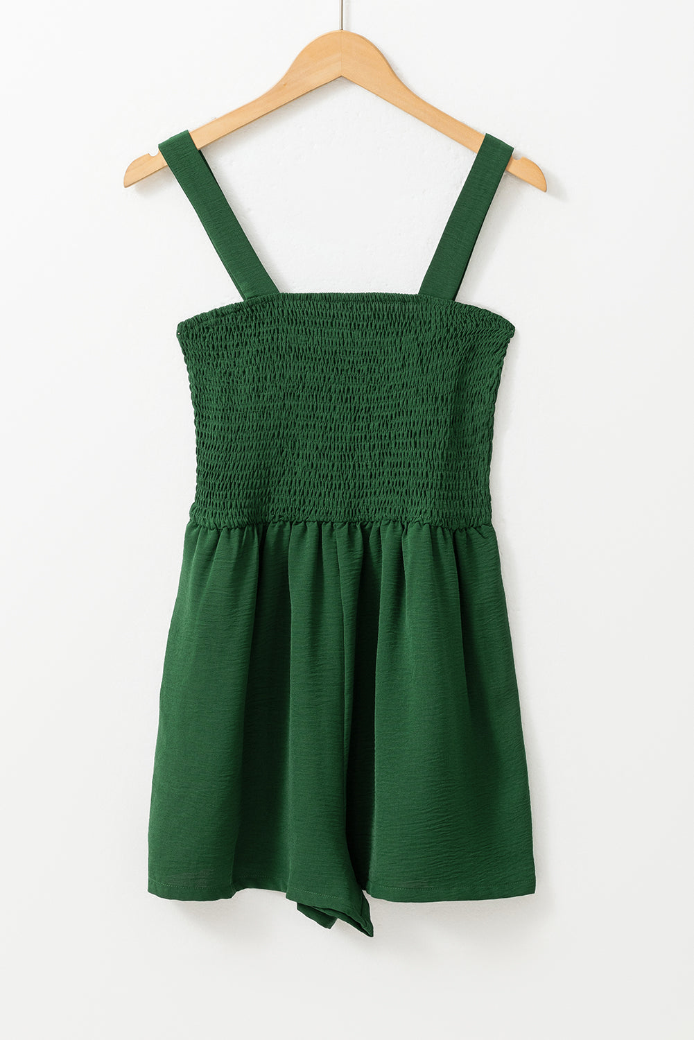 Phalaenopsis Casual Pocketed Smocked Sleeveless Romper