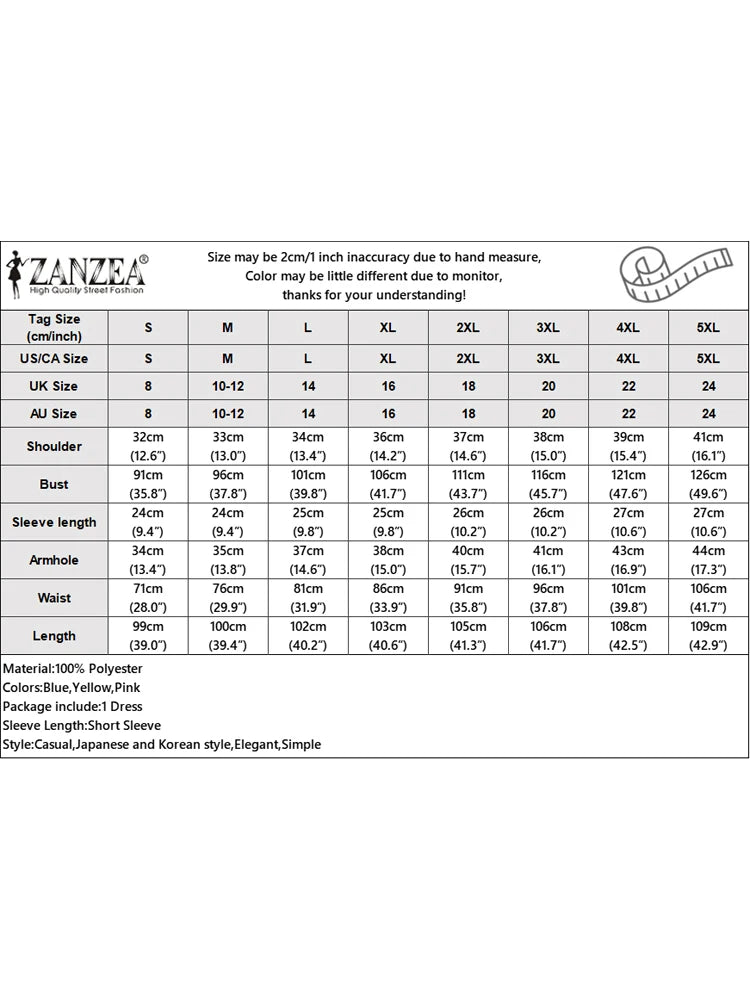 ZANZEA Elegant Bow Dresses Women Summer Printing Bohemian Sundress 2025 Fashion Short Sleeve A-Line Casual Loose Party Robe